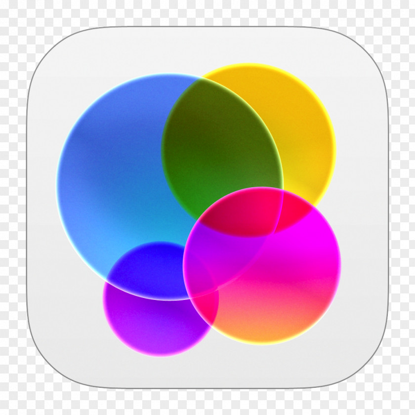 Game Center Alt 4 Purple Yellow Sphere PNG