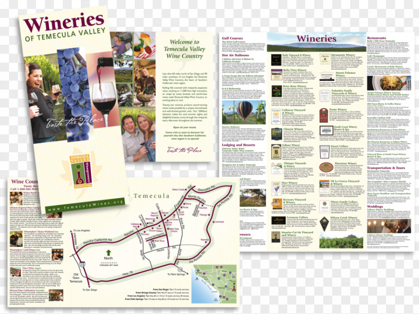 Promotions Main Map Advertising Brochure PNG