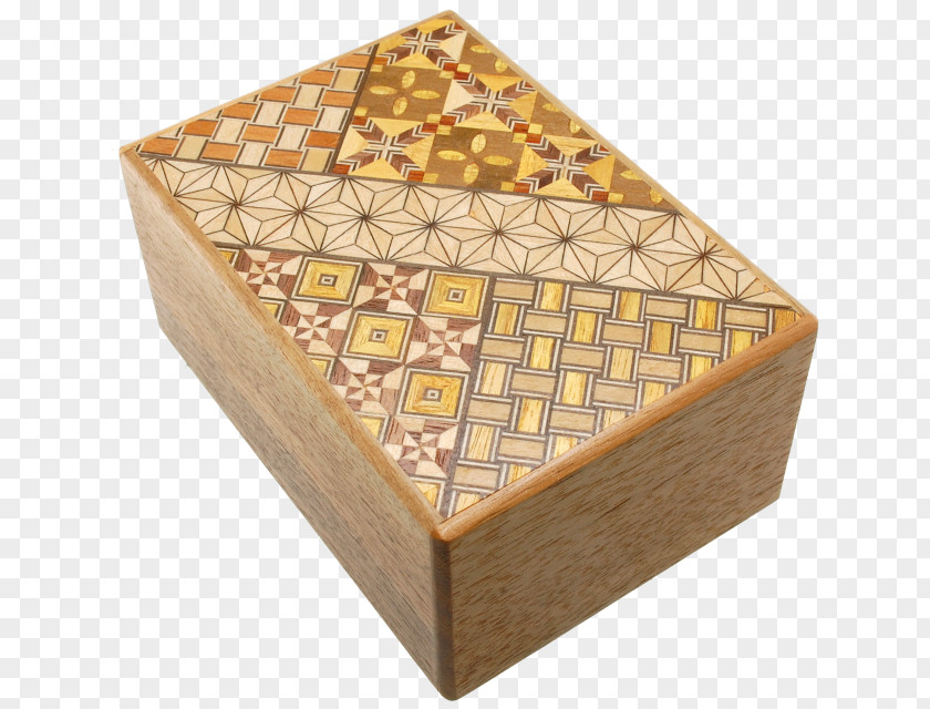 Walnut Puzzle Box PNG