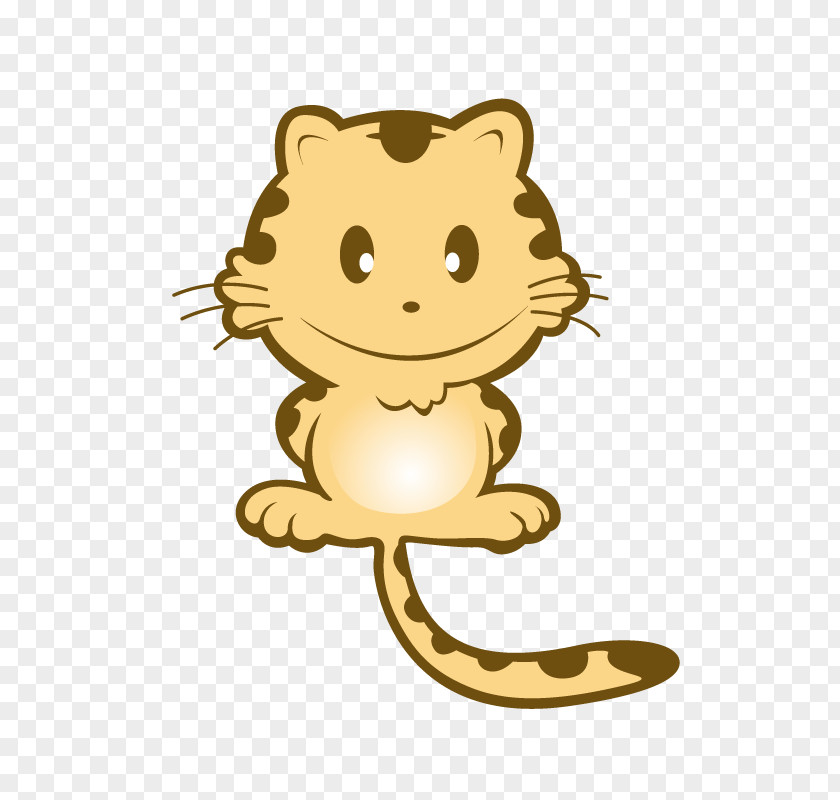 Cute Cat Leopard Tiger Felidae Coloring Book Clip Art PNG