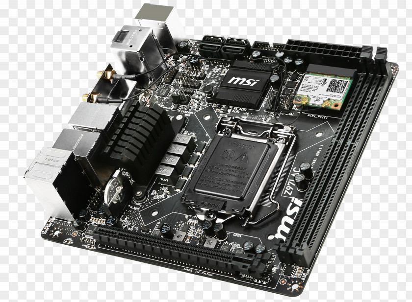 Mini Intel LGA 1150 Mini-ITX Motherboard CPU Socket PNG