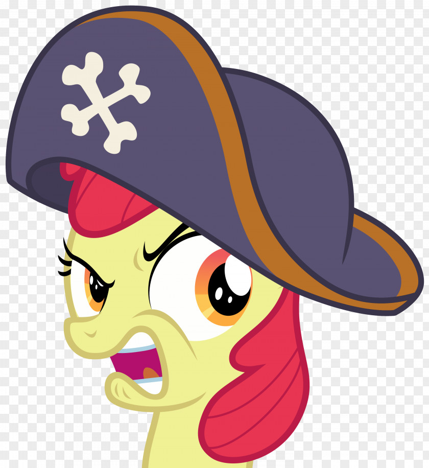 Season 7 Piracy Hard To Say AnythingPirate Hat Apple Bloom Pinkie Pie My Little Pony: Friendship Is Magic PNG