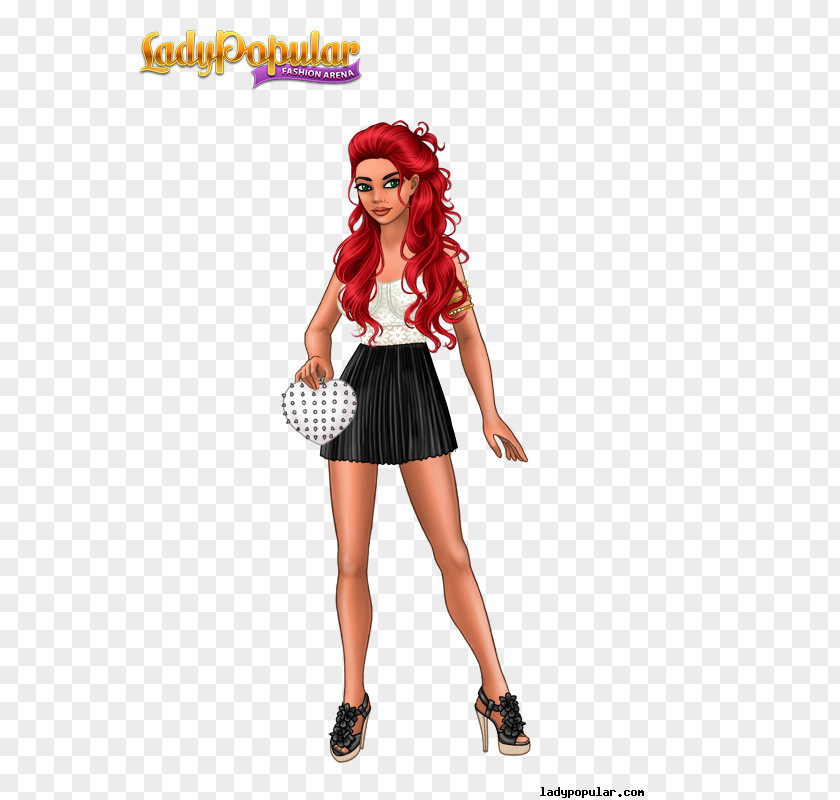 Summer Carnival Lady Popular Fashion Game Model PNG