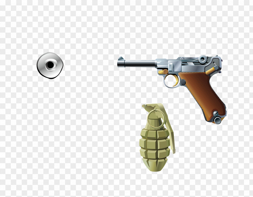 Vector Pistol Grenade Material Weapon Firearm MP 40 PNG