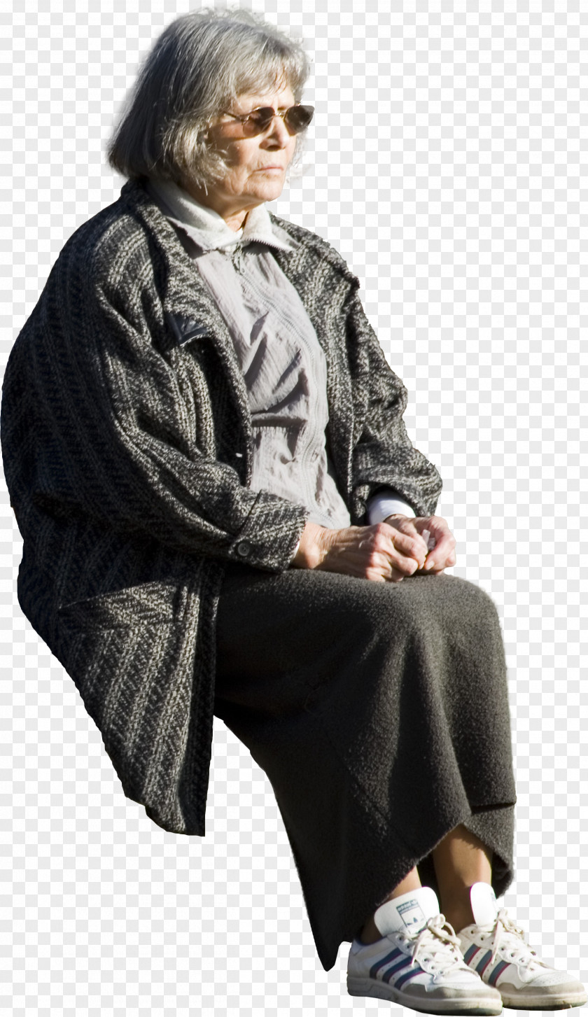 Man Sitting Woman Homo Sapiens Old Age PNG