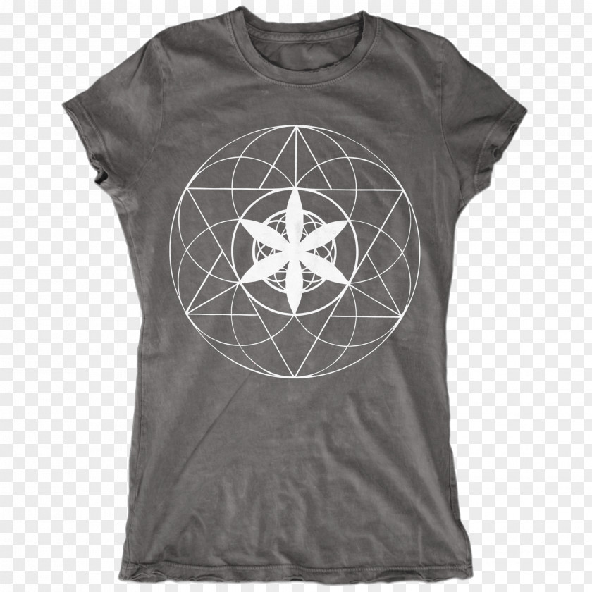 Sacred Geometry T-shirt Clothing Top Sleeve PNG