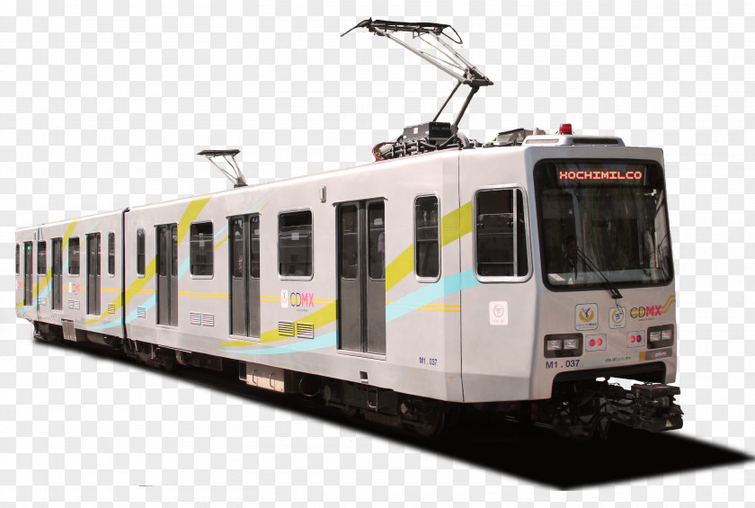 Train Mexico City Railroad Car Rapid Transit Passenger PNG