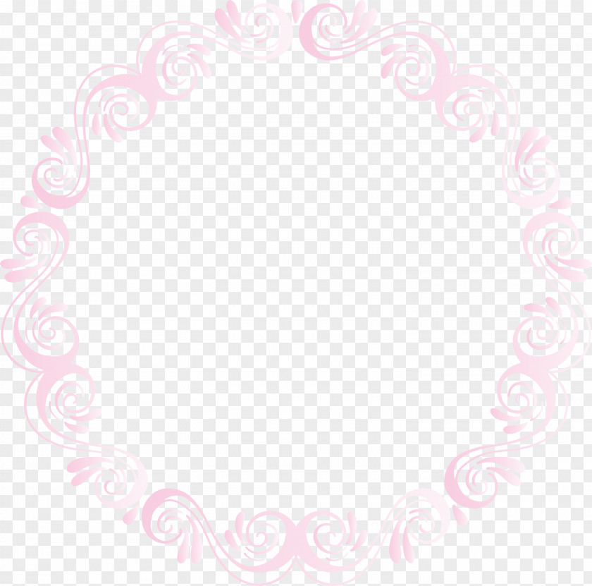 Floral Frame Flower Monogram PNG