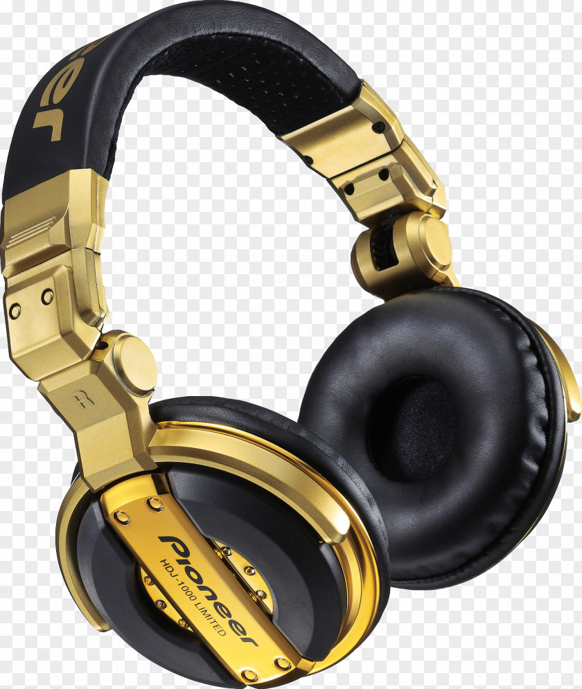 Headphones HDJ-1000 Disc Jockey Pioneer Corporation Sound PNG