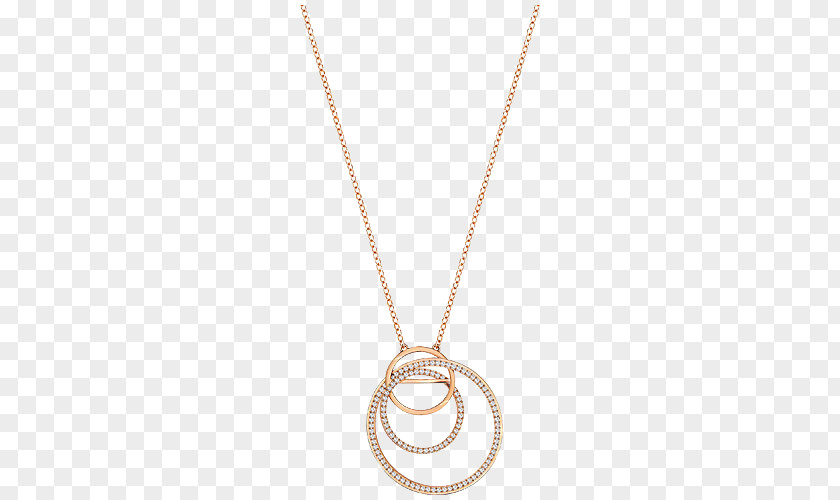 Swarovski Jewelry Women Gold Necklace Polycyclic Pendant Chain Body Piercing Jewellery PNG