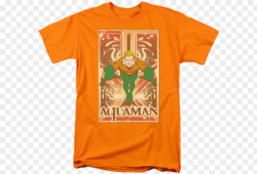 T-shirt Aquaman Sheldon Cooper Superman PNG