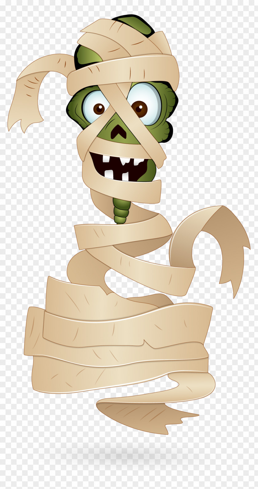 Mummy Cartoon Concept Art PNG