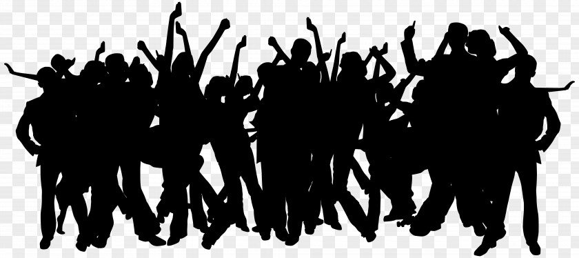 Party People Silhouettes Clip Art Silhouette PNG