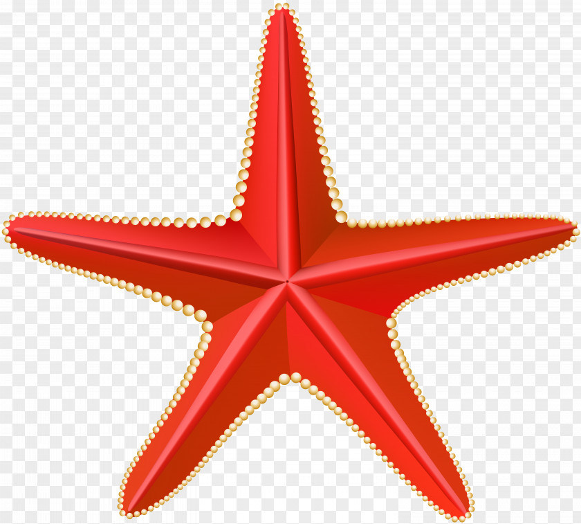 Red Starfish Transparent Clip Art Image File Formats Lossless Compression PNG