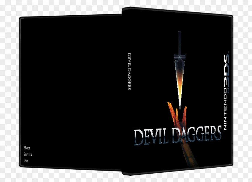 Art Devil Daggers VGBoxArt Nintendo 3DS Video Game PNG