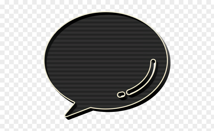 Metal Message Icon Chat Comment Facebook PNG