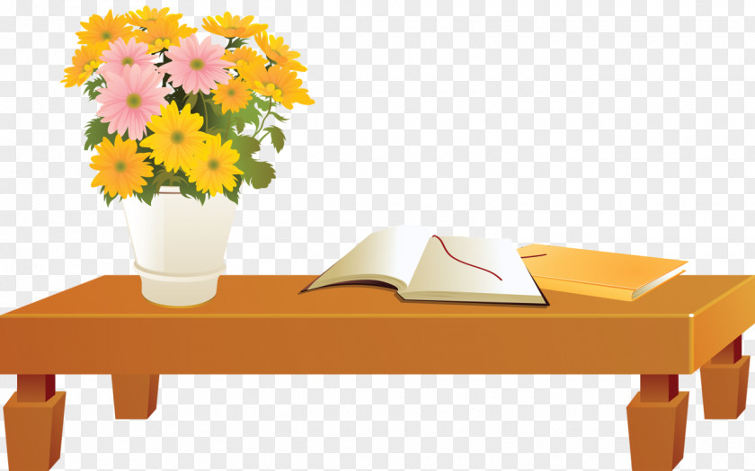 Table Flowers Computer Graphics PNG