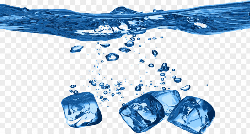 Vector Ice Spray Cube Water Drop PNG