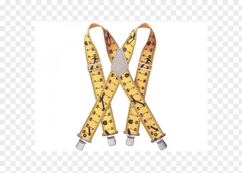 Yellow Tape Measure Braces Belt Clothing Sizes Leather PNG