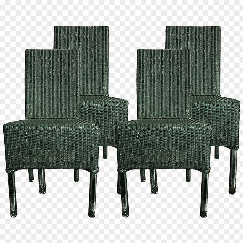 Green Rattan Wicker Table Furniture Chair Dining Room PNG