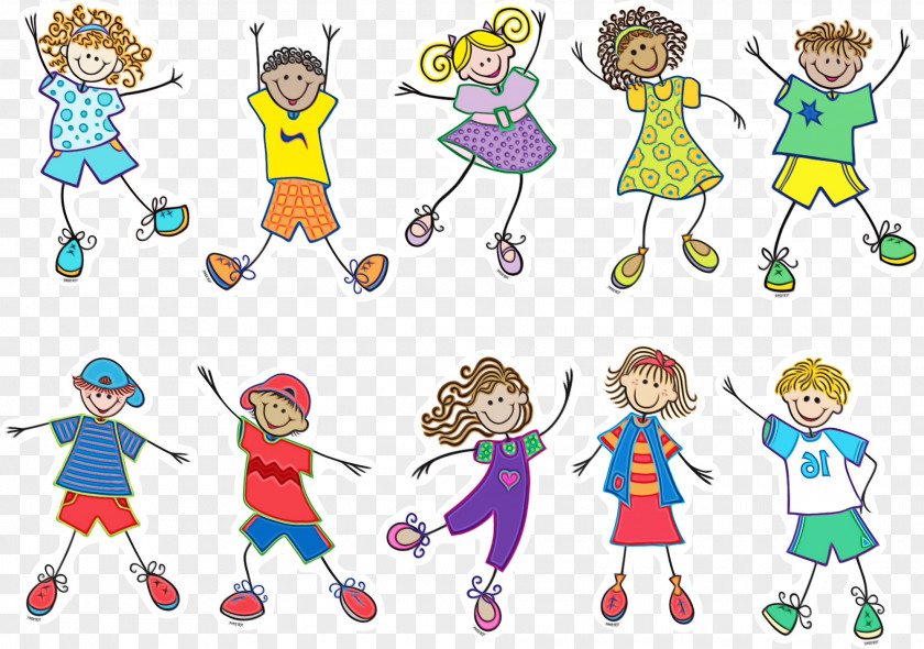 Style Playing In The Snow Kids Cartoon PNG