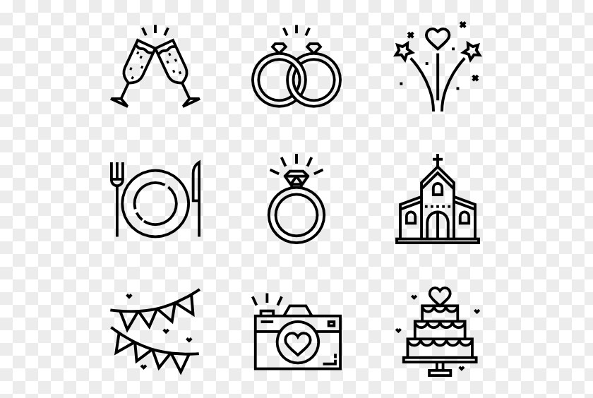 Wedding Vector Clip Art PNG