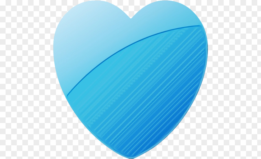Electric Blue Teal Heart Background PNG