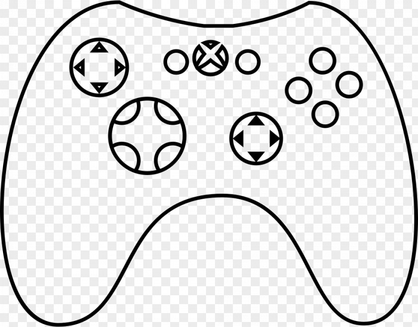 Gamepad Game Controllers Xbox One Controller 360 Clip Art PNG