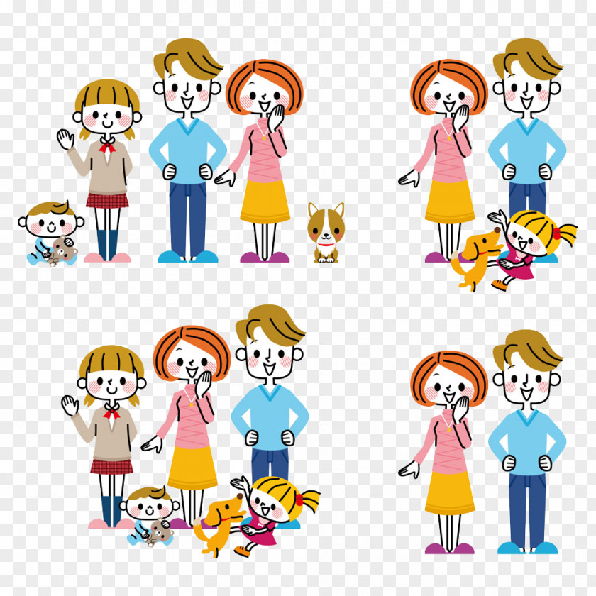 Happy Family Royalty-free Photography Illustration PNG