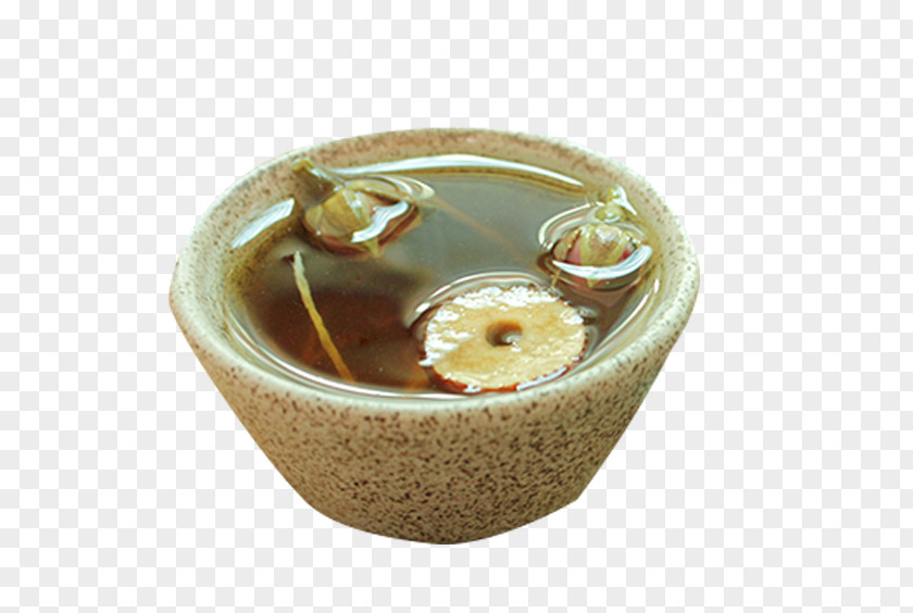 Porcelain Bowl Of Ginger Tea Material Beer PNG
