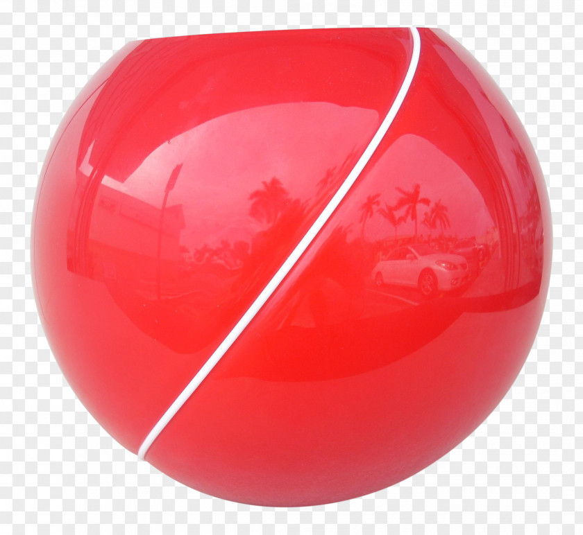 Red Glass Ball Vase Sphere PNG