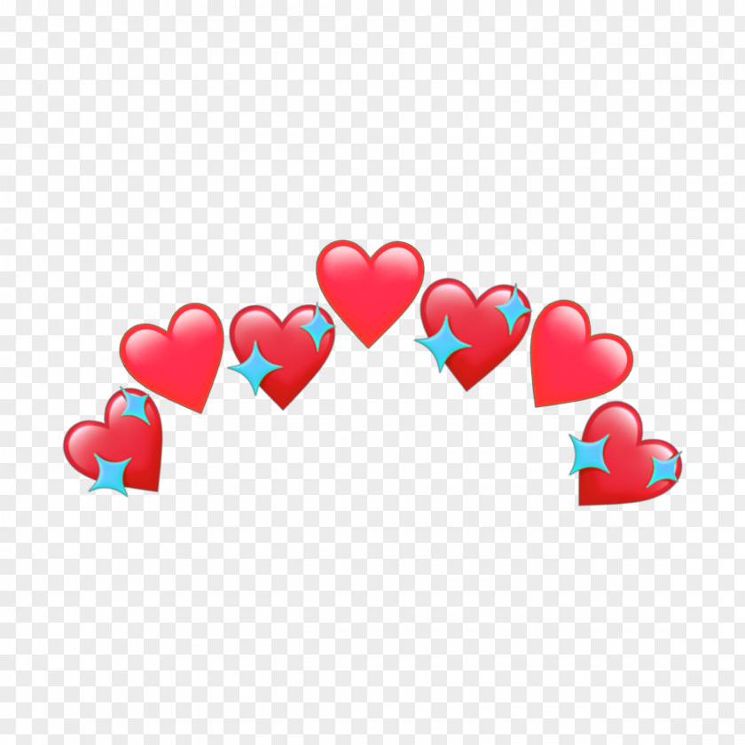 Text Crown Background Heart Emoji PNG
