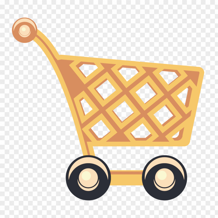 Vector Shopping Cart Warehouse Supermarket E-commerce PNG