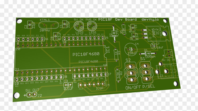 Di Circuit Board Microcontroller Electronic Component Electrical Network Electronics Engineering PNG
