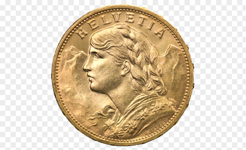 Gold Coin American Eagle PNG