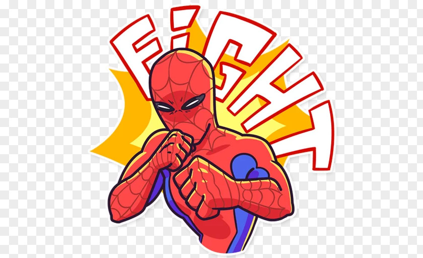 Spiderman Spider-Man Superman Telegram Superhero Sticker PNG