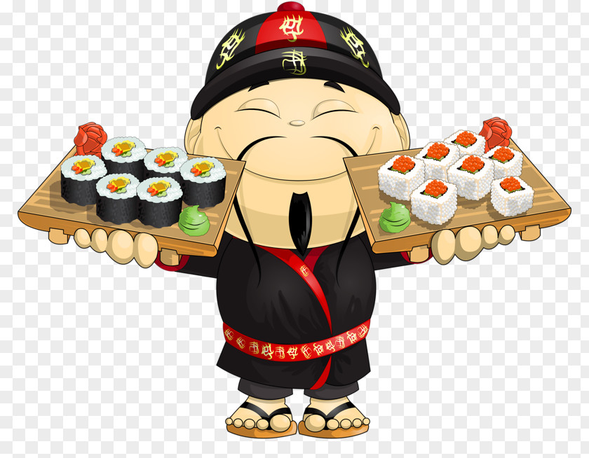 Cartooin Sushi Japanese Cuisine Sashimi Ramen PNG