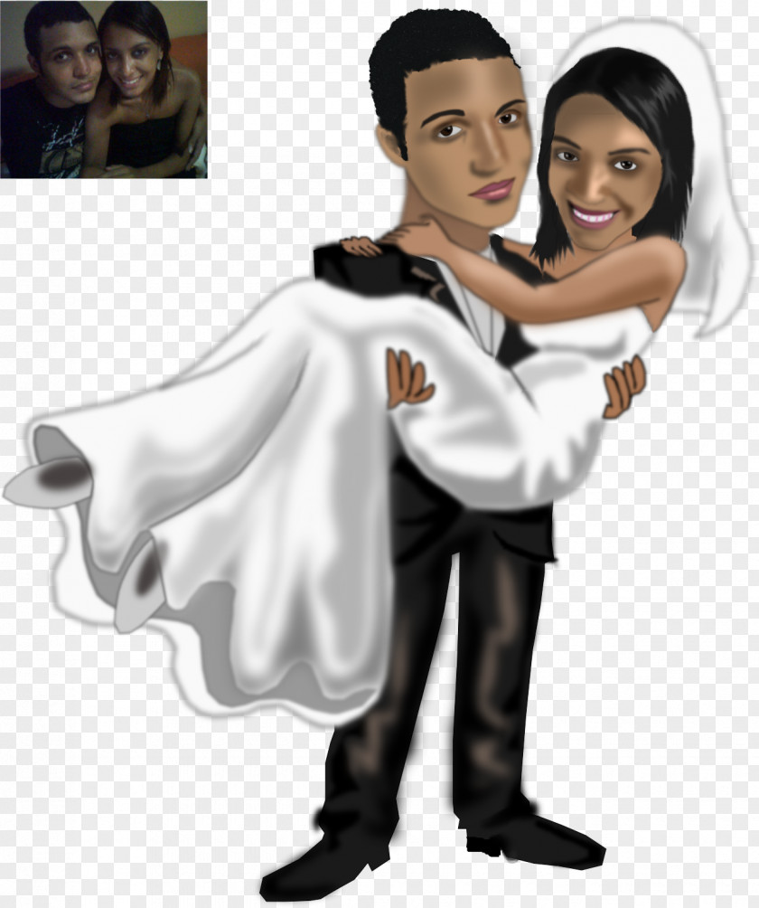 Noivos Caricature Engagement Marriage Brazil Drawing PNG