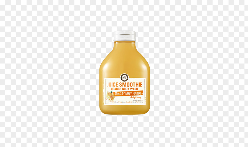 Orange Smoothie Juice Drink Shower Gel PNG