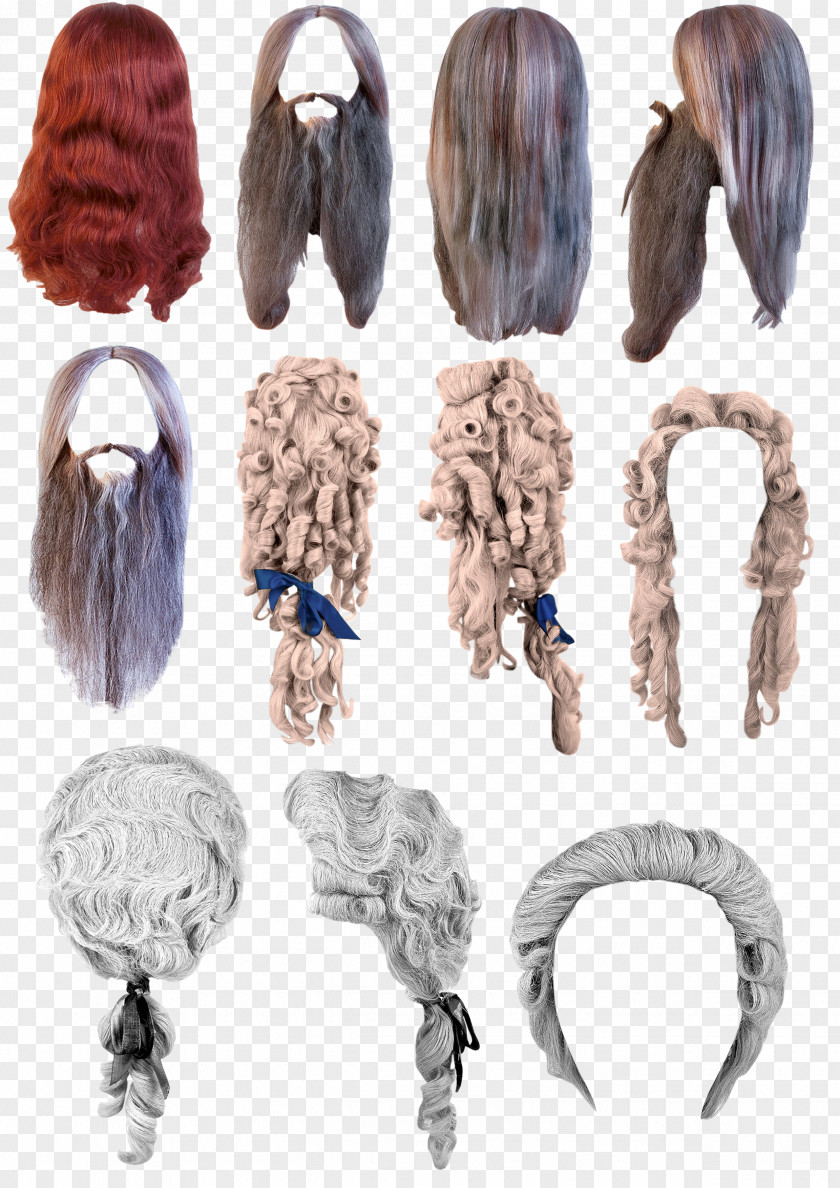 Psd Wig Hairstyle Fashion Clip Art PNG