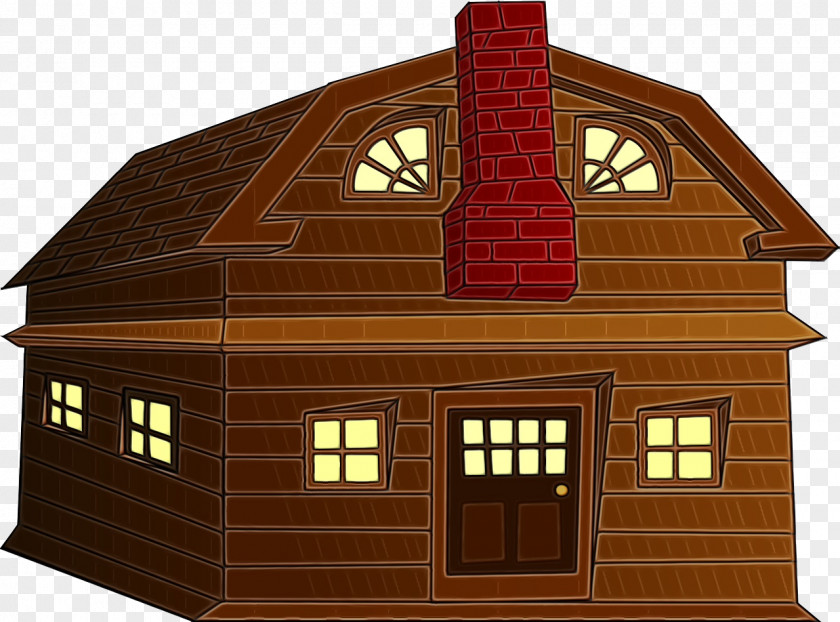 Toy Facade House Home Building Dollhouse Cottage PNG