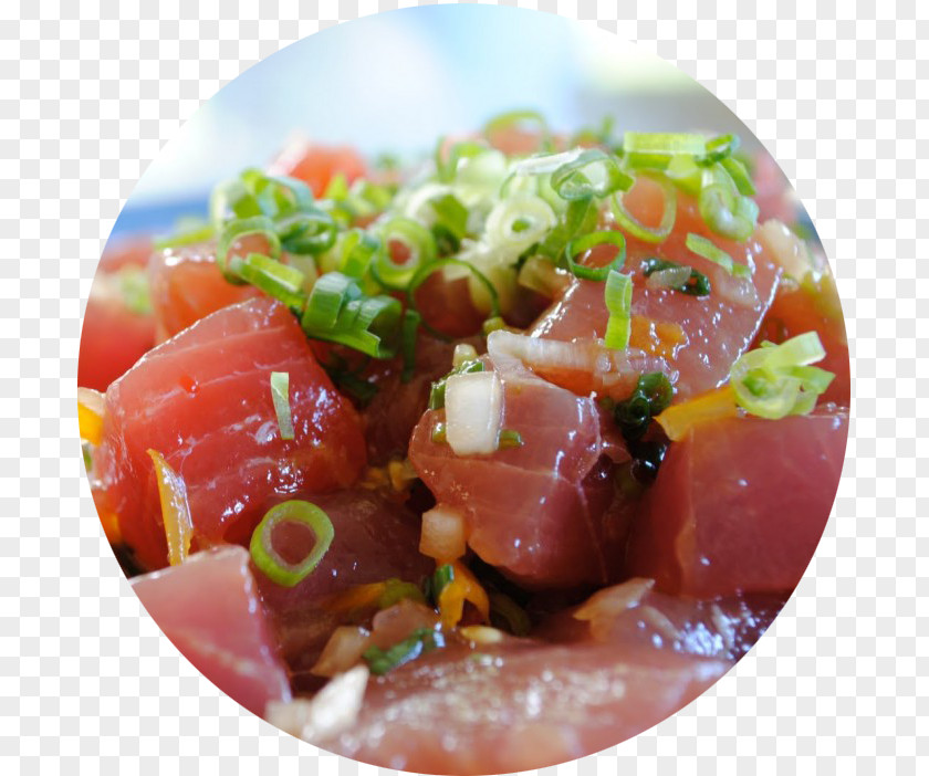 Tuna Steak Poke Cuisine Of Hawaii Fast Food Japanese Restaurant PNG