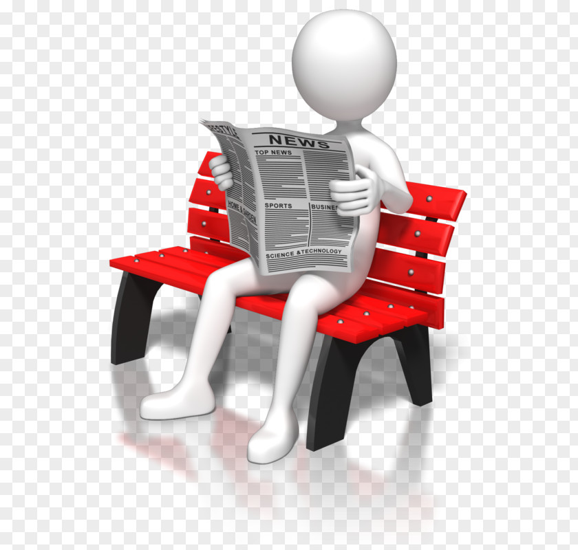 Animation Online Newspaper PowerPoint PNG
