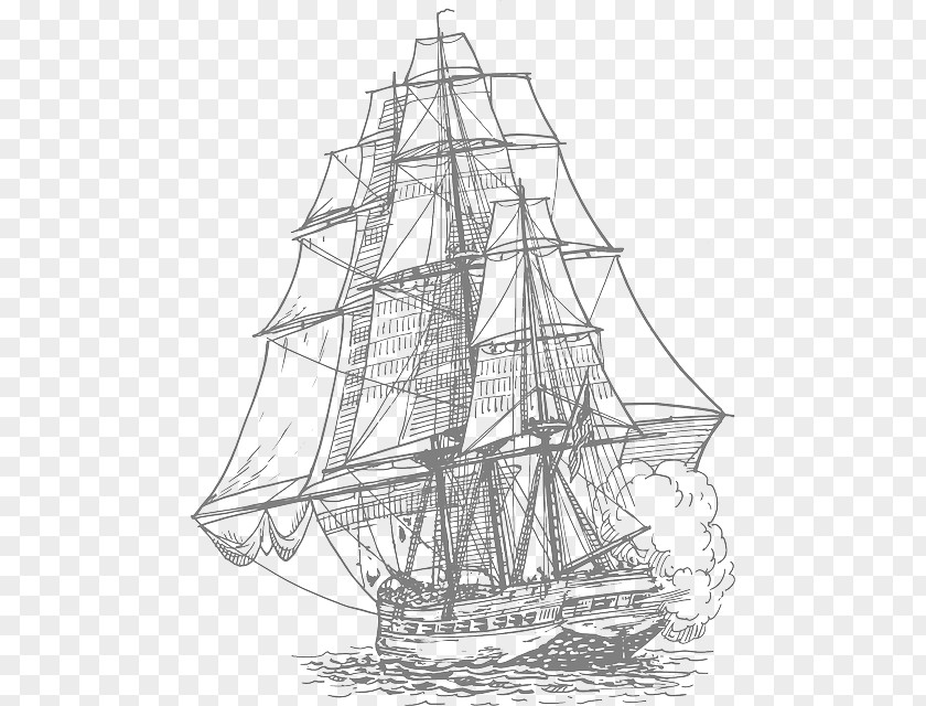 Celestial Navigation Sextant Sailing Ship Drawing Piracy PNG