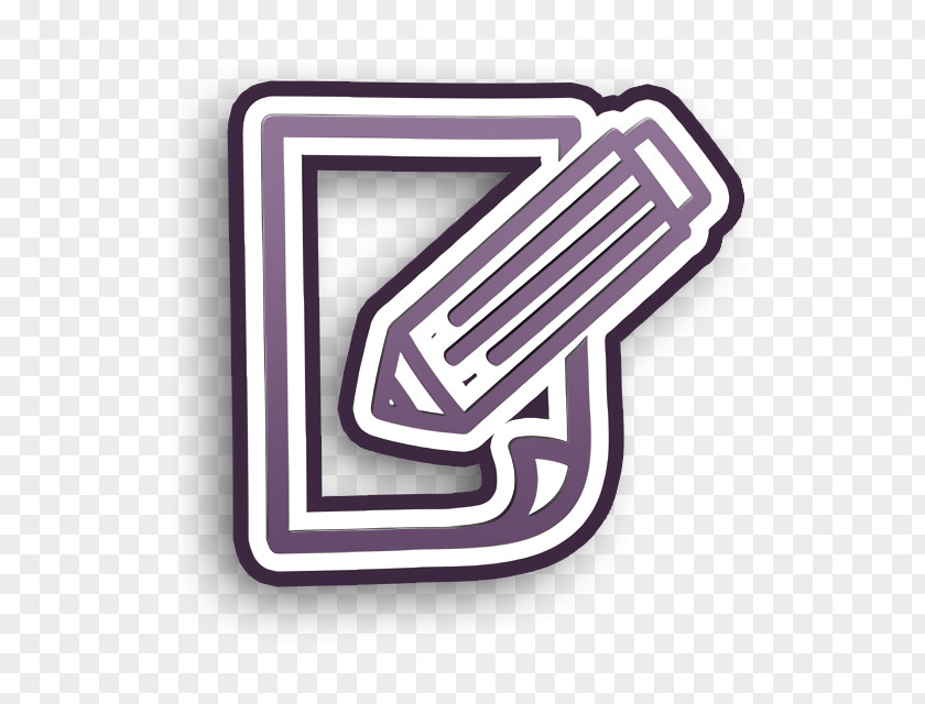 Hand Drawn Icon Interface Edit Note Symbol PNG