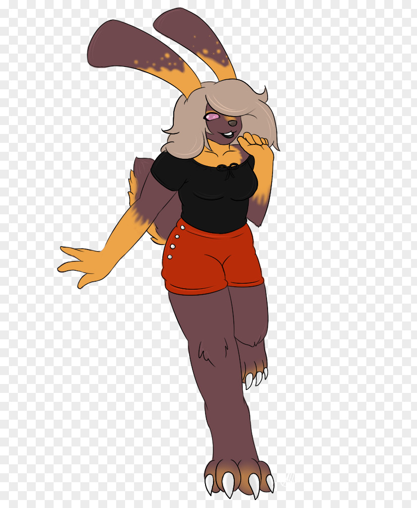 Rabbit Creative Carnivora Legendary Creature Mascot Tail Clip Art PNG
