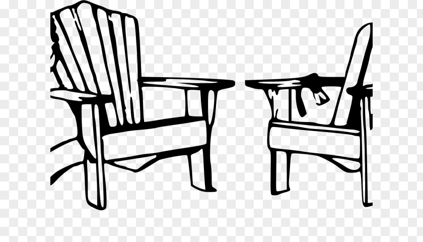 Relaxing Frame Cane Chairs Clip Art Deckchair Vector Graphics PNG