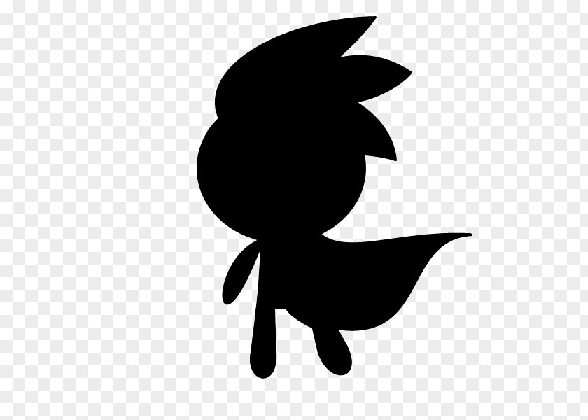 Silhouette Crow & Dunnage Squirrel Photograph Black And White PNG
