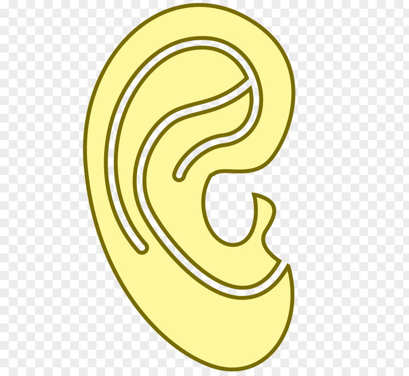 Vector Yellow Cartoon Character Ears Ear PNG