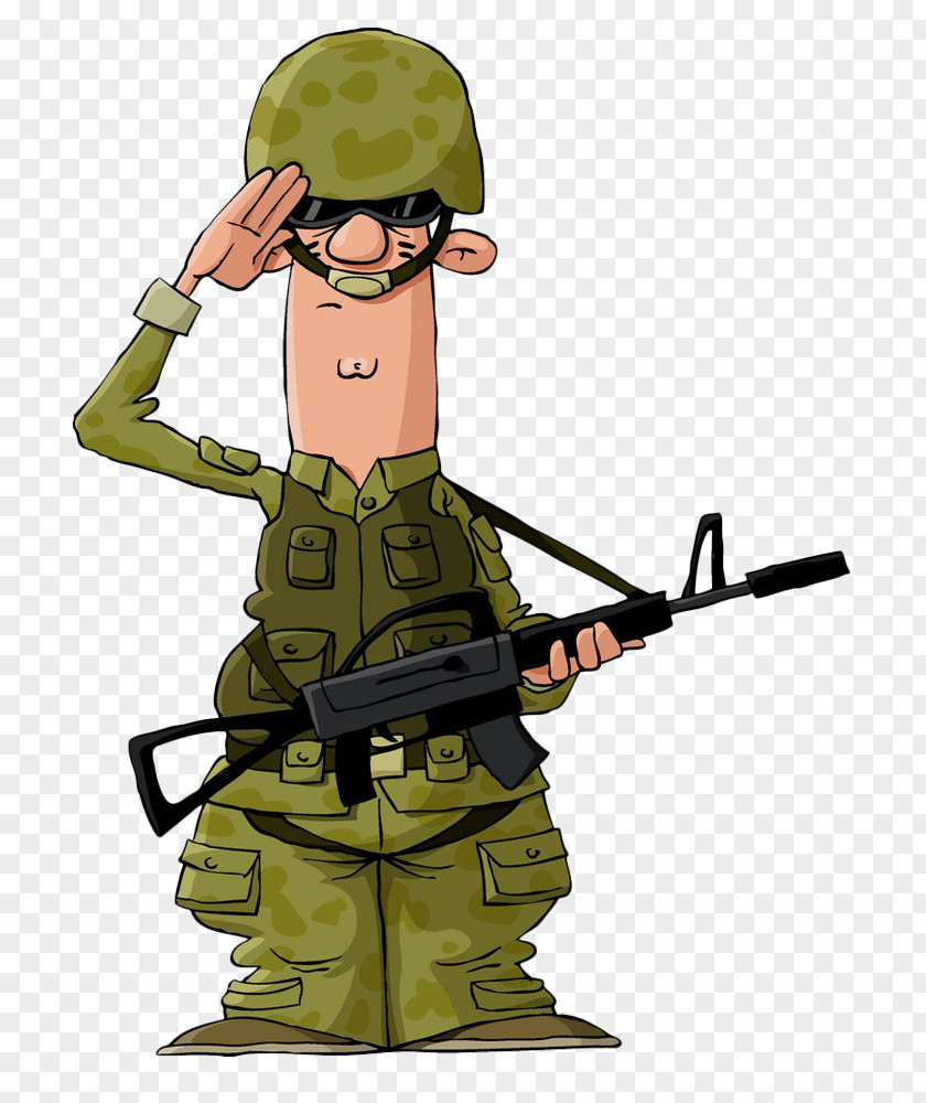 American Soldiers Soldier Cartoon Royalty-free Military PNG